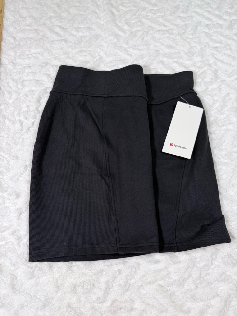 Lululemon Scuba HR high rise Black Performance Mini Skirt - NWT - size L - Picture 12 of 13